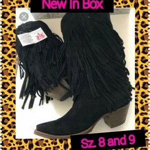 RODEO TEXAS Womens Tanner Mark Boots - New In Box